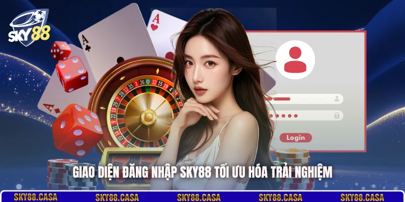 Giao diện đăng nhập SKY88 tối ưu hóa trải nghiệm