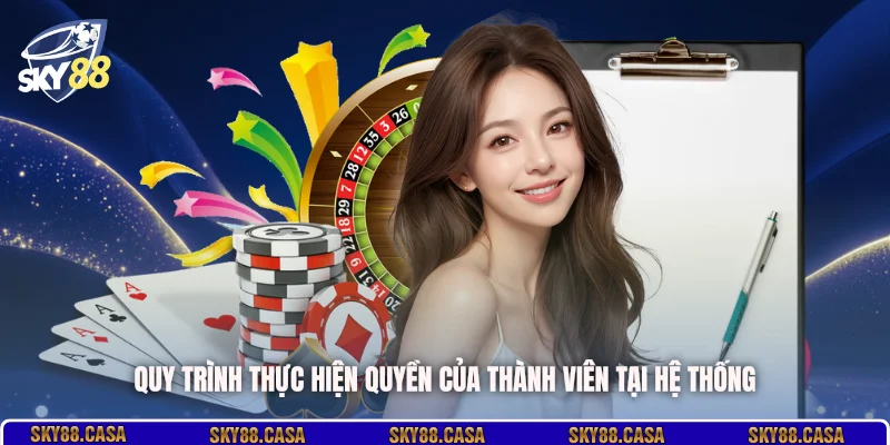Quy trình thực hiện quyền của thành viên tại hệ thống