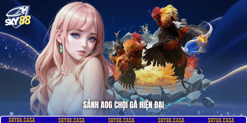 Sảnh AOG chọi gà hiện đại